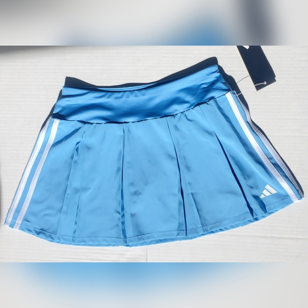 Adidas Big Kids Girls Skort Sz L/14 Lt Blue - Picture 12 of 13